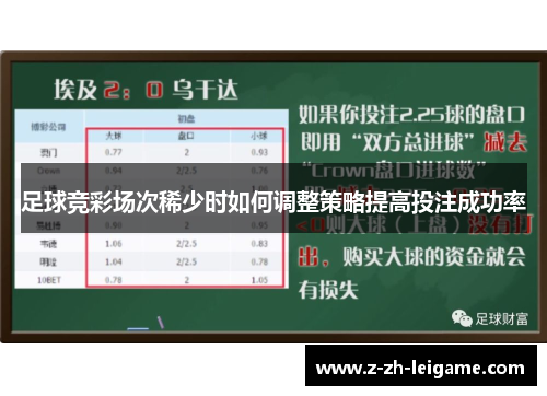 足球竞彩场次稀少时如何调整策略提高投注成功率